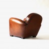 Fauteuil Club "OXFORD", cuir caramel