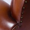 OXFORD’ Club armchair, caramel leather