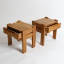 Pair of Regain bedside tables, 1970