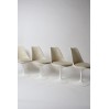 Chaises Eero Saarinen modèle tulipe pour Knoll pivotantes