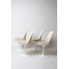 Chaises Eero Saarinen modèle tulipe pour Knoll pivotantes