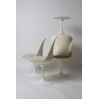 Chaises Eero Saarinen modèle tulipe pour Knoll pivotantes